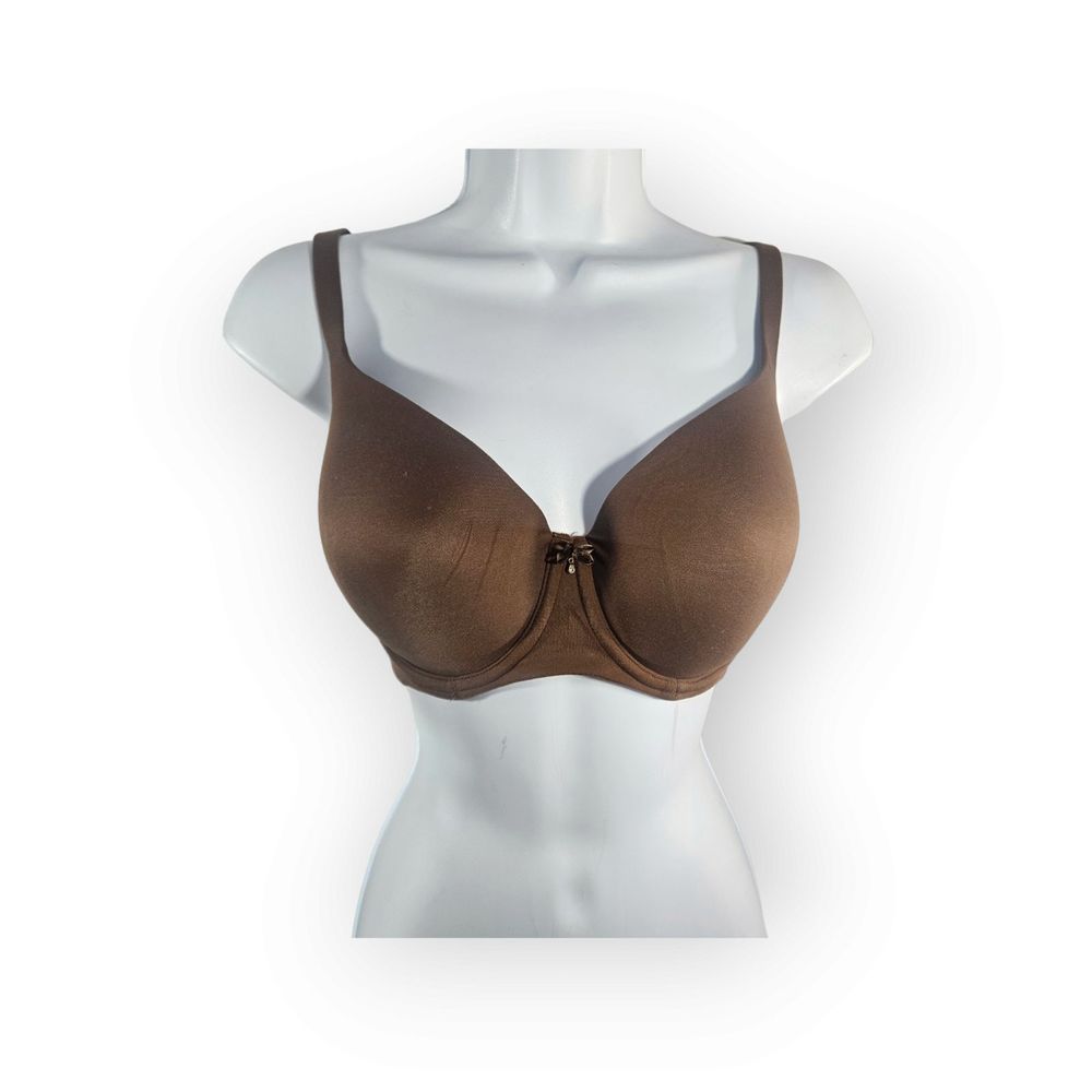 Soma Women’s Push Up Bra Brown Solid Size 32DDD Underwired Back Closure Padded